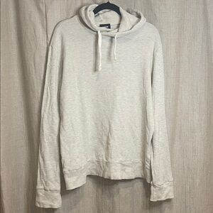 Monrow Textured Cream Hoodie - Size Large